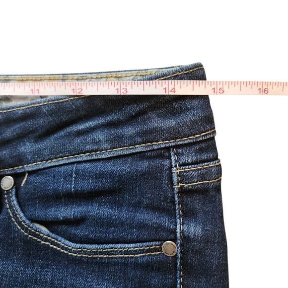 Paige Skyline Jeans dark wash distressed size 27 - Picture 5 of 6